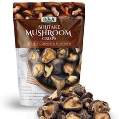 Nấm Hương Sấy Giòn DJ&A Shiitake Mushroom Crisps gói lớn 65gr