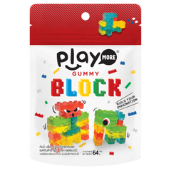 Kẹo dẻo xếp hình Playmore Block 64g