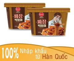 Bánh gạo Topokki & Miến Otaste Jajang tương đen 128gr