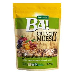 Ngũ cốc Bakalland Drieds Fruits & Honey 300g