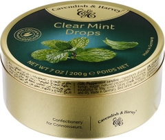 Kẹo trái cây Cavendish & Harvey vị Clear Mint hộp 200gr