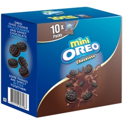 Bánh Mini Oreo vị Chocolate hộp 204gr (10 gói)