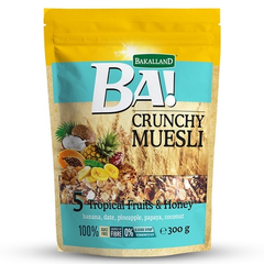 Ngũ cốc Bakalland Tropical Fruits & Honey 300g
