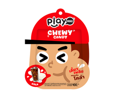 Kẹo Play More Chewy Cola 100g