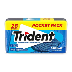 Kẹo gum Trident Original 50g (28 tép)