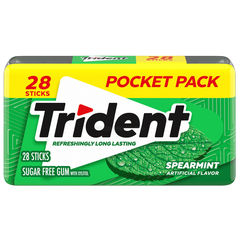 Kẹo gum Trident Bạc hà 50g (28 tép)
