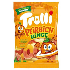 Kẹo dẻo vị đào Trolli Pfirsichringe 150g
