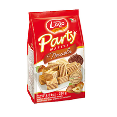 Bánh xốp kem Lago Party hạnh nhân 250g