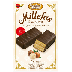 Bánh quy vị sô cô la đen Bourbon Millefas 106.2g