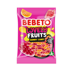 Kẹo dẻo Bebeto Lovely Fruits 80g