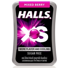 Kẹo ngậm không đường Halls XS Mixed Berry 12.6gr