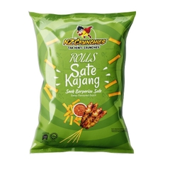 Snack cuộn NZ Crunchies Thịt nướng Sate Kajang 45 g