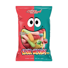 Kẹo dẻo Sour Worms 120g