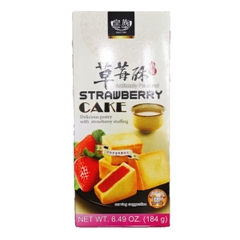 Bánh Royal Family Strawberry Cake vị Dâu hộp 184gr (8 bánh)