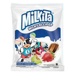 Kẹo mút Milkita hỗn hợp 90g