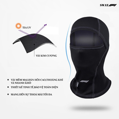 Khăn trùm đầu ninja Swat F1 3 in 1 Freeship