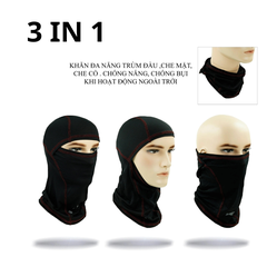 Khăn trùm đầu ninja Swat F1 3 in 1 Freeship
