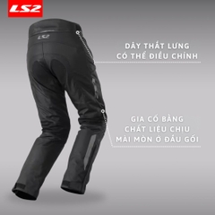 Quần Giáp LS2 Chart Man - Đen
