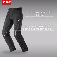 Quần Giáp LS2 Chart Man - Đen