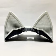 Tai Mèo Gắn Mũ Bảo Hiểm Trắng Camay FREESHIP