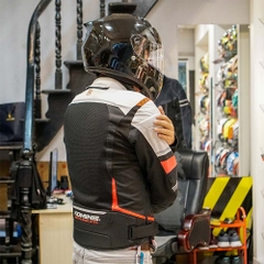 Áo Giáp Komine JK-130 Đen Trắng Đỏ Chính Hãng FREESHIP