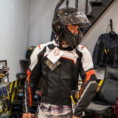 Áo Giáp Komine JK-130 Đen Trắng Đỏ Chính Hãng FREESHIP