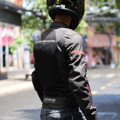 Áo Giáp Komine JK-146 Đen Đỏ Chính Hãng FREESHIP