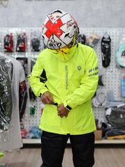 Áo Mưa Bộ Sinoll SN112 Màu Xanh Neon Có Mũ Trùm FREESHIP