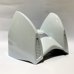 Tai Mèo Gắn Mũ Bảo Hiểm Trắng Camay FREESHIP