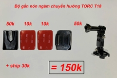 Bộ Ngàm Gắn Camera Hành Trình Cho Nón TORC T18 FREESHIP
