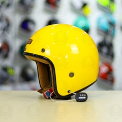 Mũ 3/4 Bulldog Perro 4U Vàng Bóng FREESHIP