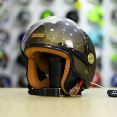 Mũ 3/4 Bulldog POM Vàng Xước Nhám FREESHIP