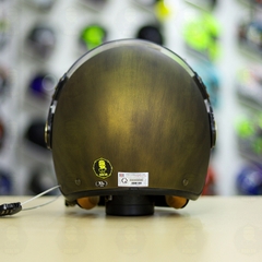 Mũ 3/4 Bulldog POM Vàng Xước Nhám FREESHIP