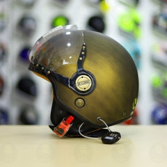 Mũ 3/4 Bulldog POM Vàng Xước Nhám FREESHIP