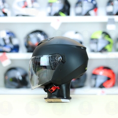 Mũ 3/4 Royal M789 Đen nhám 2 Kính Nhỏ Gọn Nhẹ FREESHIP