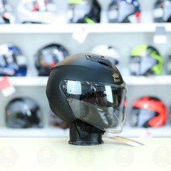 Mũ 3/4 Royal M789 Đen nhám 2 Kính Nhỏ Gọn Nhẹ FREESHIP