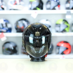 Mũ 3/4 Royal M789 Đen bóng 2 Kính Nhỏ Gọn Nhẹ FREESHIP