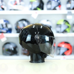 Mũ 3/4 Royal M789 Đen bóng 2 Kính Nhỏ Gọn Nhẹ FREESHIP