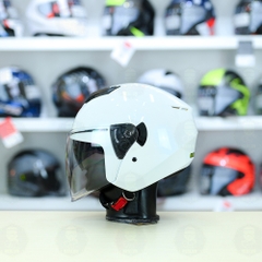 Mũ 3/4 Royal M789 Trắng bóng 2 Kính Nhỏ Gọn Nhẹ FREESHIP