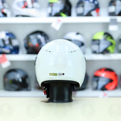 Mũ 3/4 Royal M789 Trắng bóng 2 Kính Nhỏ Gọn Nhẹ FREESHIP