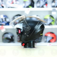 Mũ 3/4 Yohe 878 Plus Đen Nhám FREESHIP