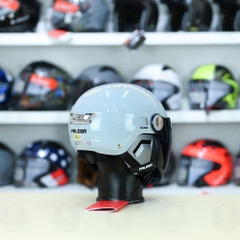 Nón 1/2 Falcon F17 Xám Xi Măng Nhạt FREESHIP