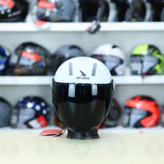 Nón 1/2 Falcon F17 Trắng Bóng FREESHIP