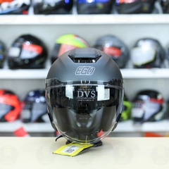 Mũ 3/4 2 Kính EGO E42 Xám Titanium Nhám FREESHIP