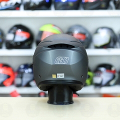 Mũ 3/4 2 Kính EGO E42 Xám Titanium Nhám FREESHIP