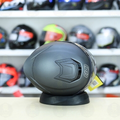 Mũ 3/4 2 Kính EGO E42 Xám Titanium Nhám FREESHIP