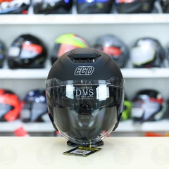 Mũ 3/4 2 Kính EGO E42 Đen Nhám FREESHIP