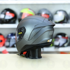 Mũ Fullface EGO E71 Xám Titanium Nhám FREESHIP