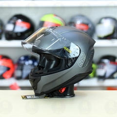 Mũ Fullface EGO E71 Xám Titanium Nhám FREESHIP
