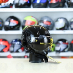 Mũ 1/2 EGO E21 Đen Bóng Nhẹ Gọn FREESHIP